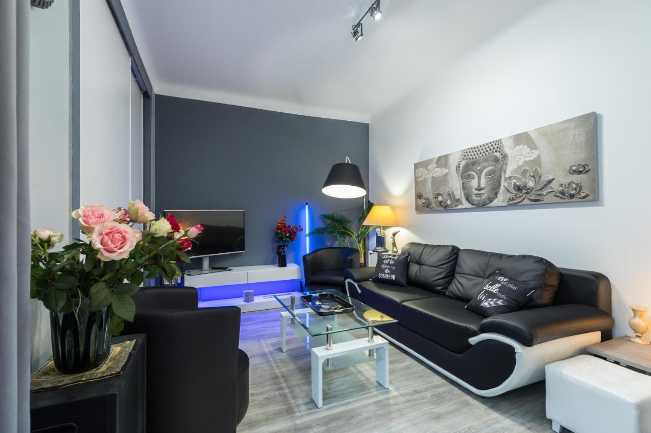 Beau 3 Pieces, 7 Pers, 2 Terrasses, Centre, Calme, Securite Apartment Nice Exterior photo